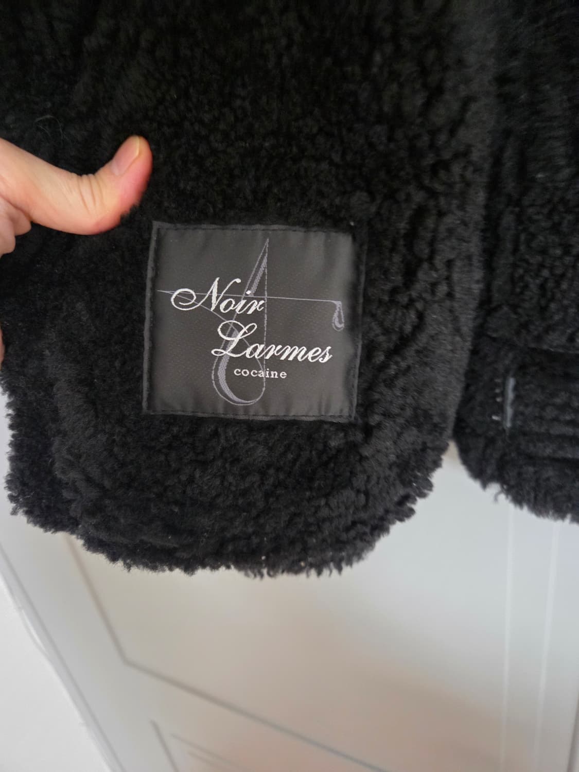 느와르 라르메스 블랙 무통 라이더 자켓 상품이미지7