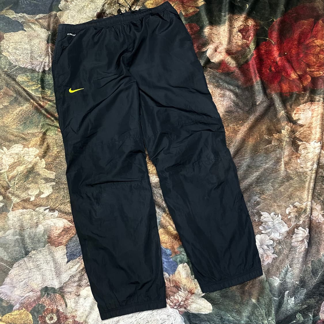 나이키 빈티지 옐로우스티치 블랙트랙팬츠 XL 상품이미지1