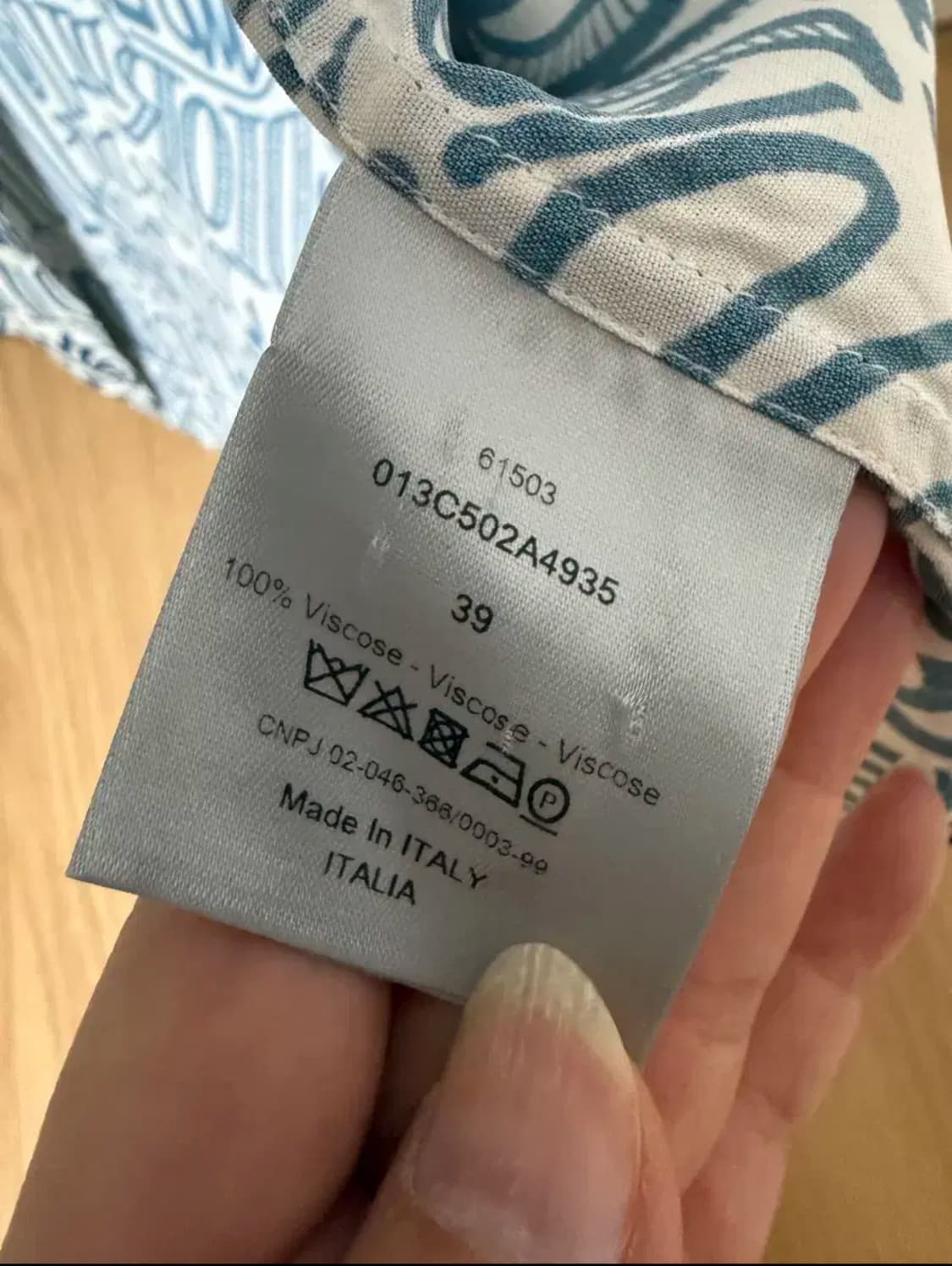 디올 Dior 오블리크 프린트 셔츠 상품이미지3