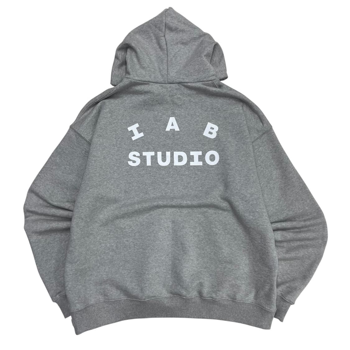 아이앱스튜디오 화이트 로고 그레이 후드 XL 상품이미지4