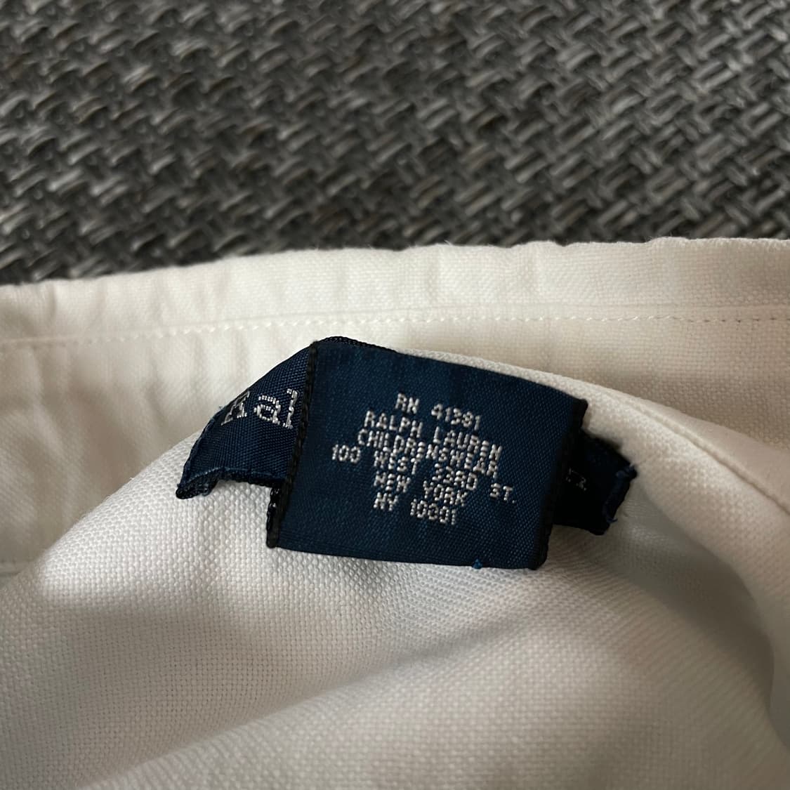 폴로랄프로렌 빅포니 화이트 긴팔 셔츠 L(14-16) 상품이미지6