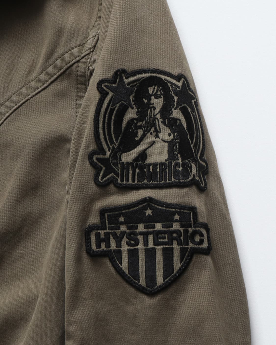 HYSTERIC GLAMOUR Military Patch Hoodie 상품이미지4