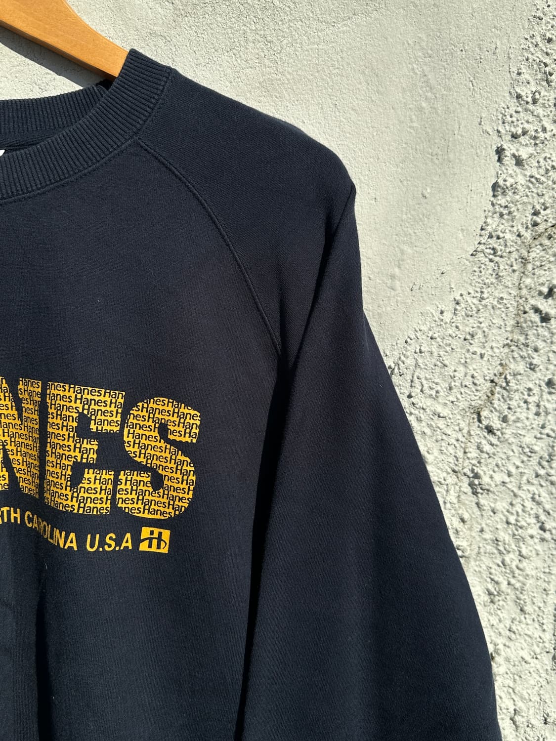 [XL] HANES 헤인즈 로고 맨투맨 스웻셔츠 상품이미지4