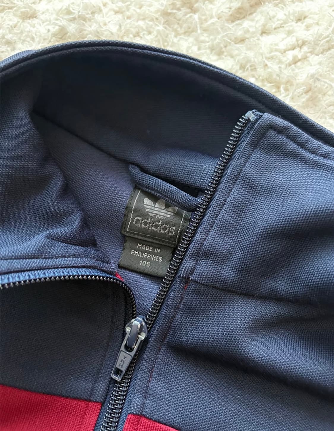 아디다스 베켄바우어 83-C 버건디 네이비 트랙탑져지 상품이미지5