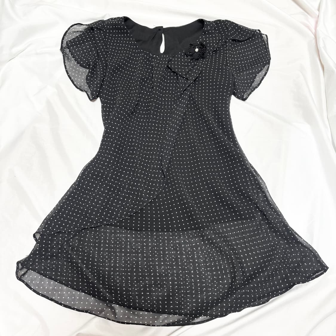 빈티지 공겜여주 도트 원피스 상품이미지1