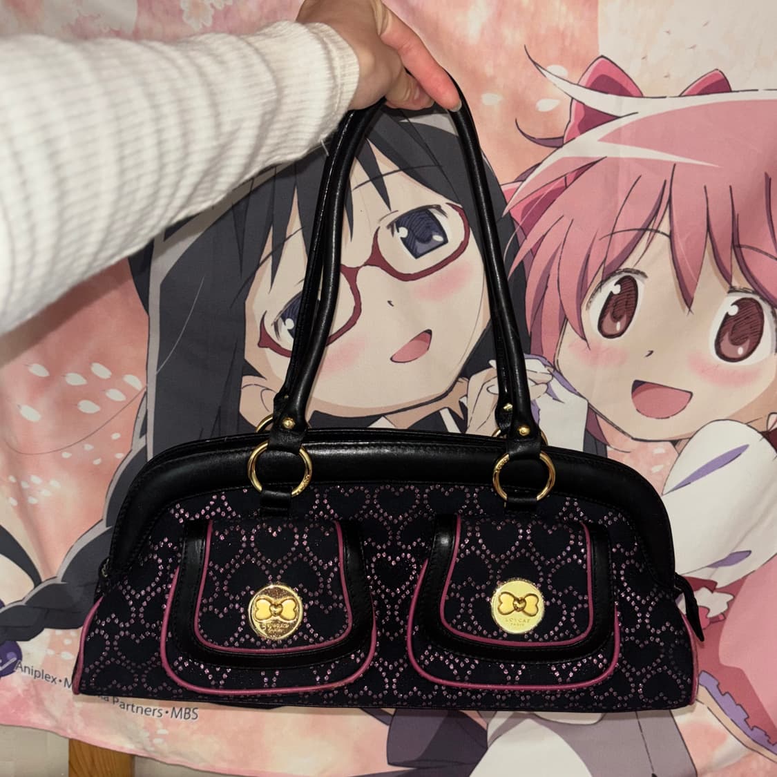 빈티지 LOVCAT 러브캣 히메 갸루 검핑 가방 캐캐채깔 핀터 상품이미지1