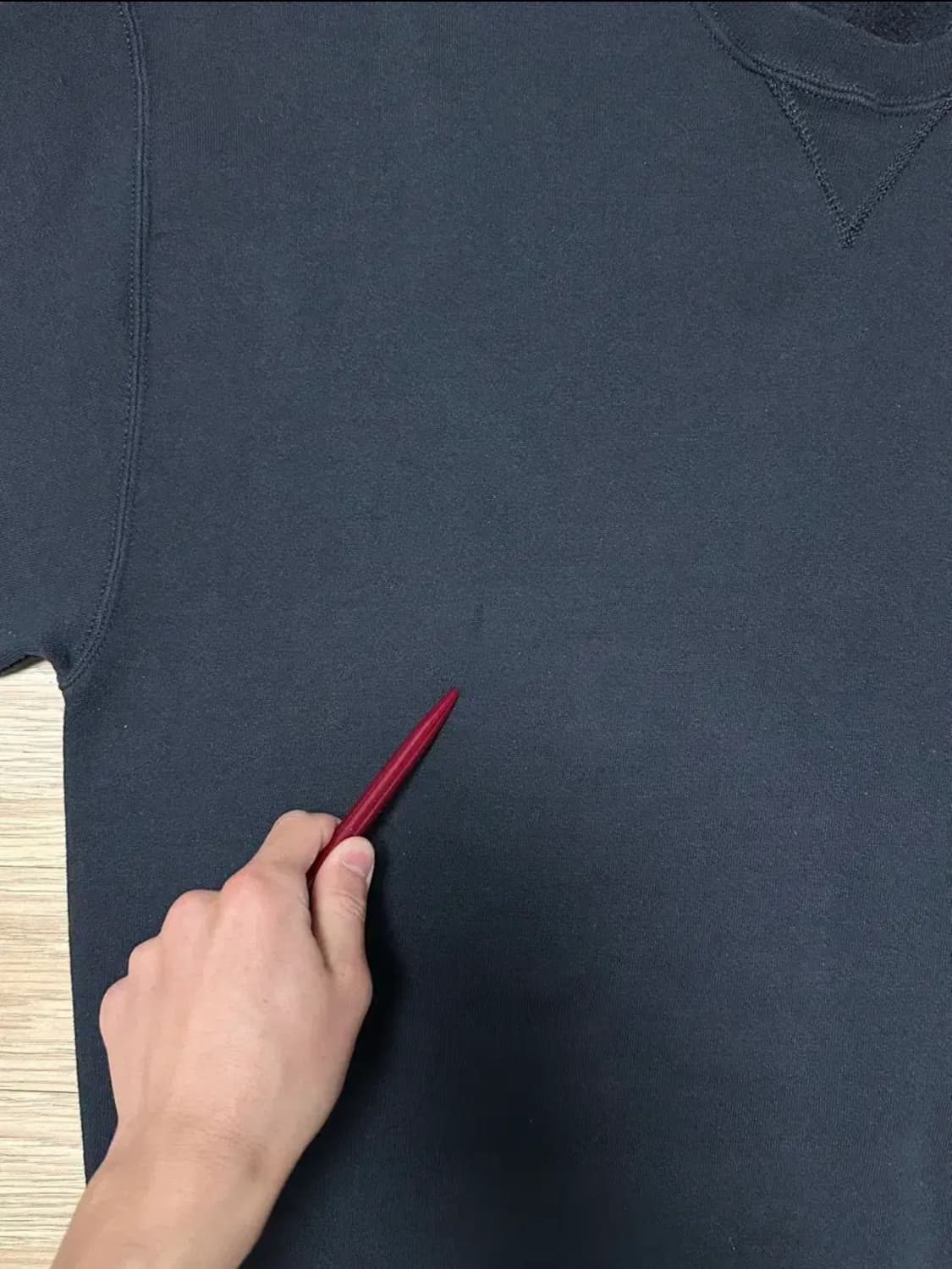 90s 빈티지 러셀 스웻셔츠 블랙 XL 상품이미지6