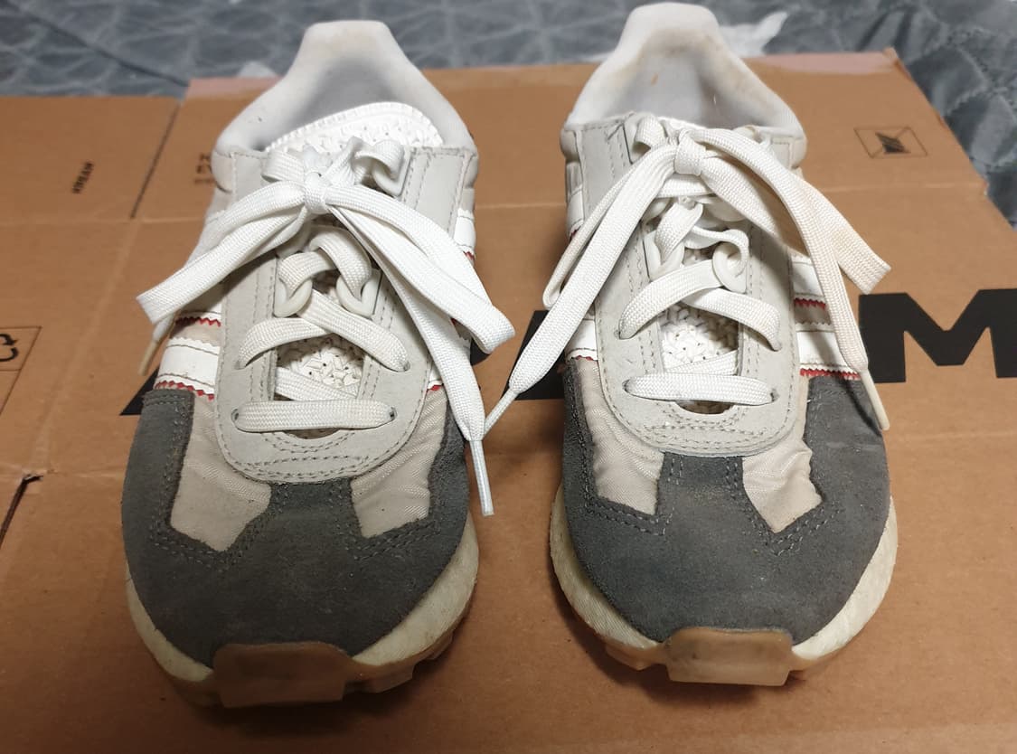 아디다스 레트로피 E5 그레이 화이트 스니커즈 (220) 상품이미지4