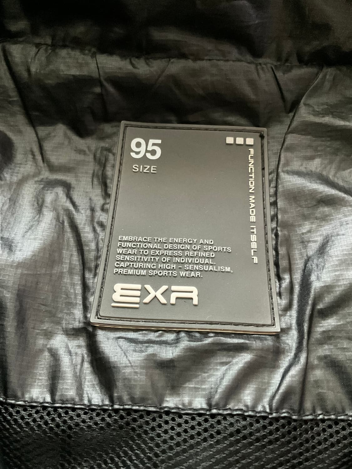 EXR 검골 라이더 윈드브레이커자켓 바람막이 블랙 상품이미지4