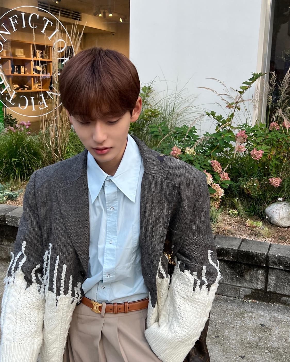 [36] 마르지엘라 투톤 헤링본 블레이저 자켓 상품이미지3