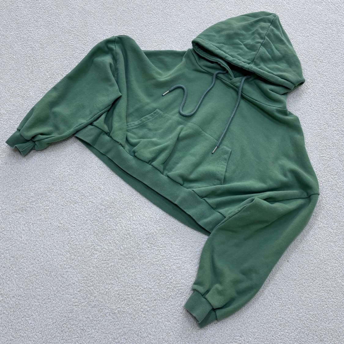 실측확인 더별 여성 크롭 후드 티셔츠 0320E 상품이미지1