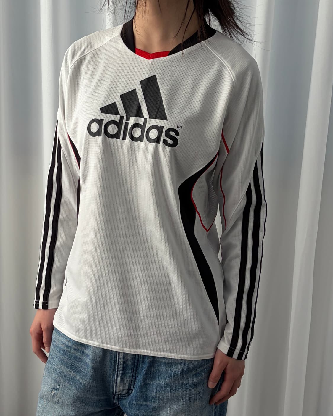 [XS]아디다스 올드스쿨 트레이닝 메쉬 슬리브 상품이미지1