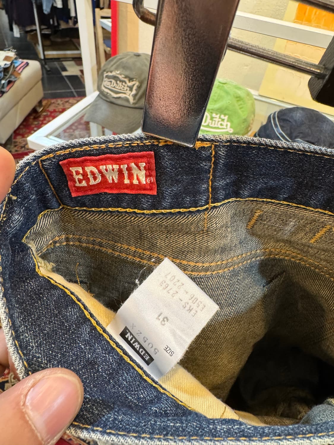 에드윈 505ZX 셀비지 데님 팬츠 31in 상품이미지9