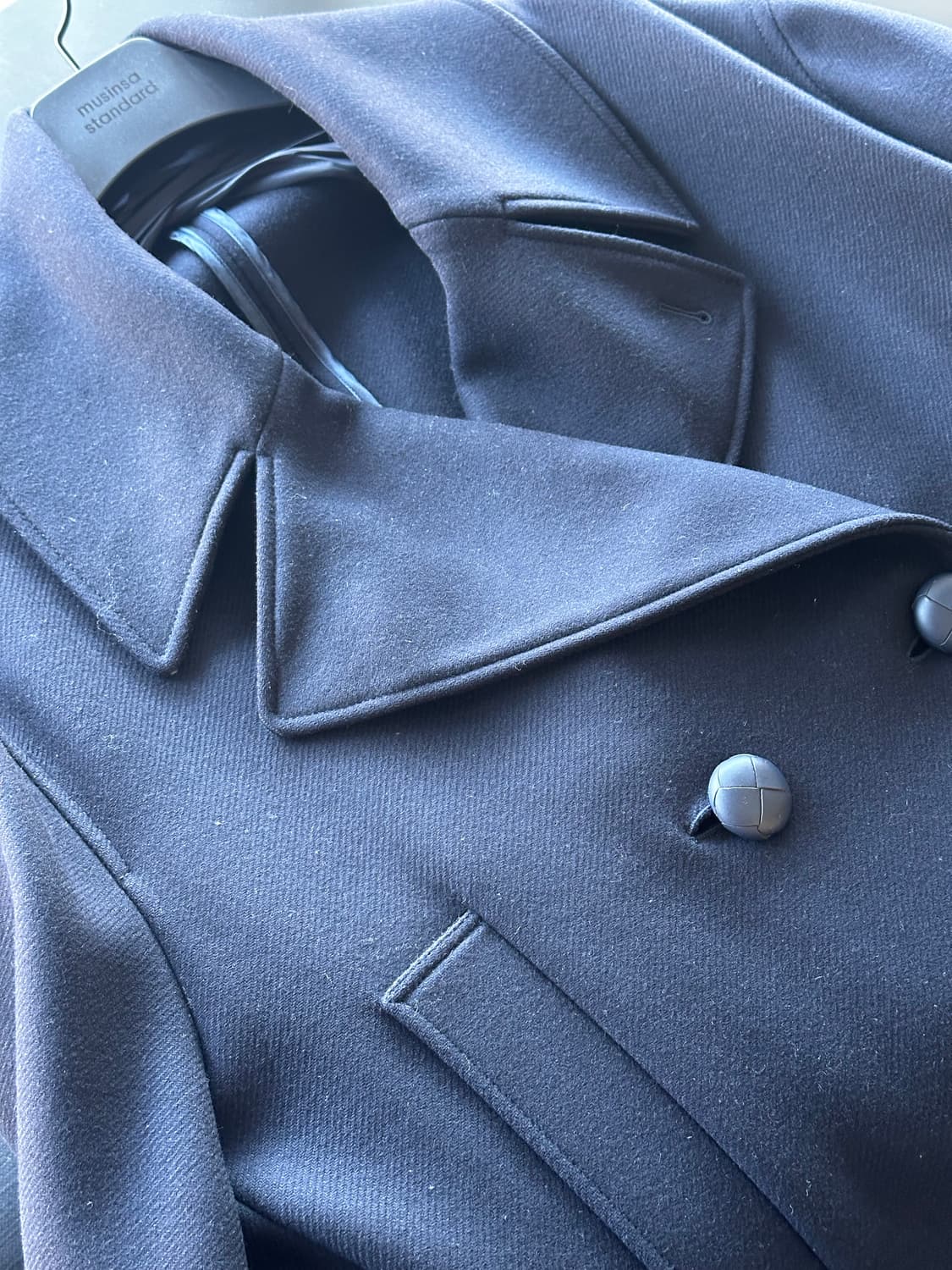 jw anderson 더블코트/블랙/유니섹스 상품이미지3