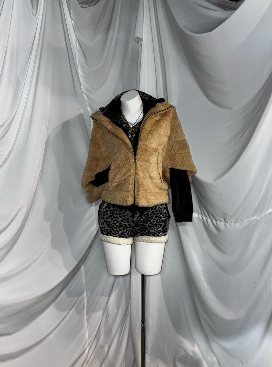 레오파드 시부야 갸루 코디세트 상품이미지9