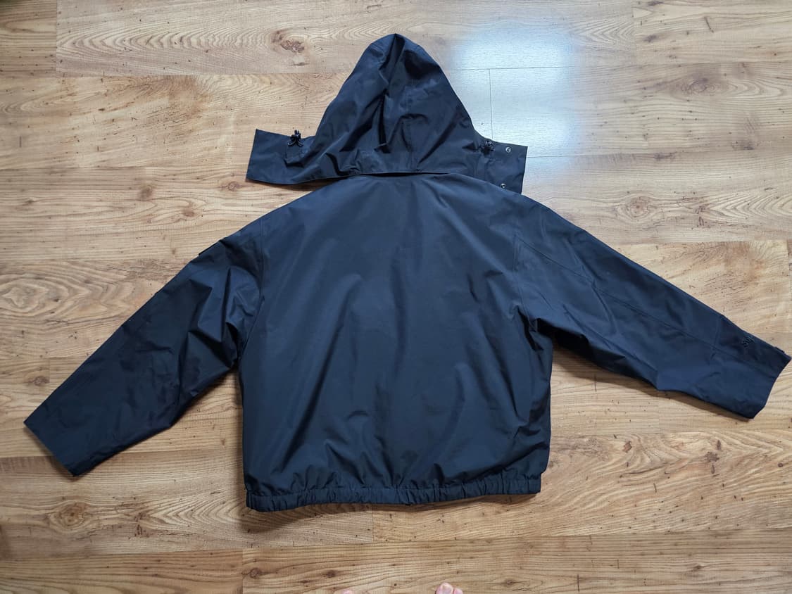 [S] 25SS 슈프림 투인원 고어텍스 쉘 자켓 블랙 상품이미지4