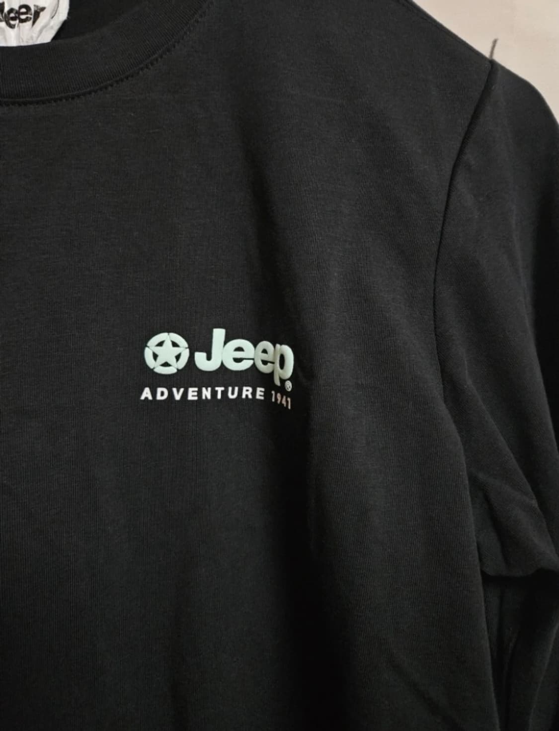 새상품)지프 롱슬리브 긴팔티셔츠 블랙 상품이미지2