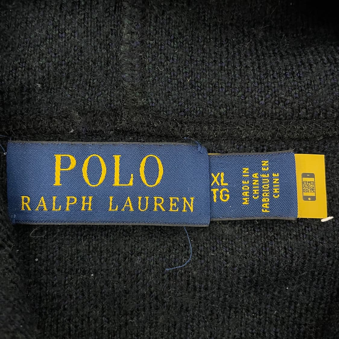 폴로 블랙와치 니트 후드집업 상품이미지2