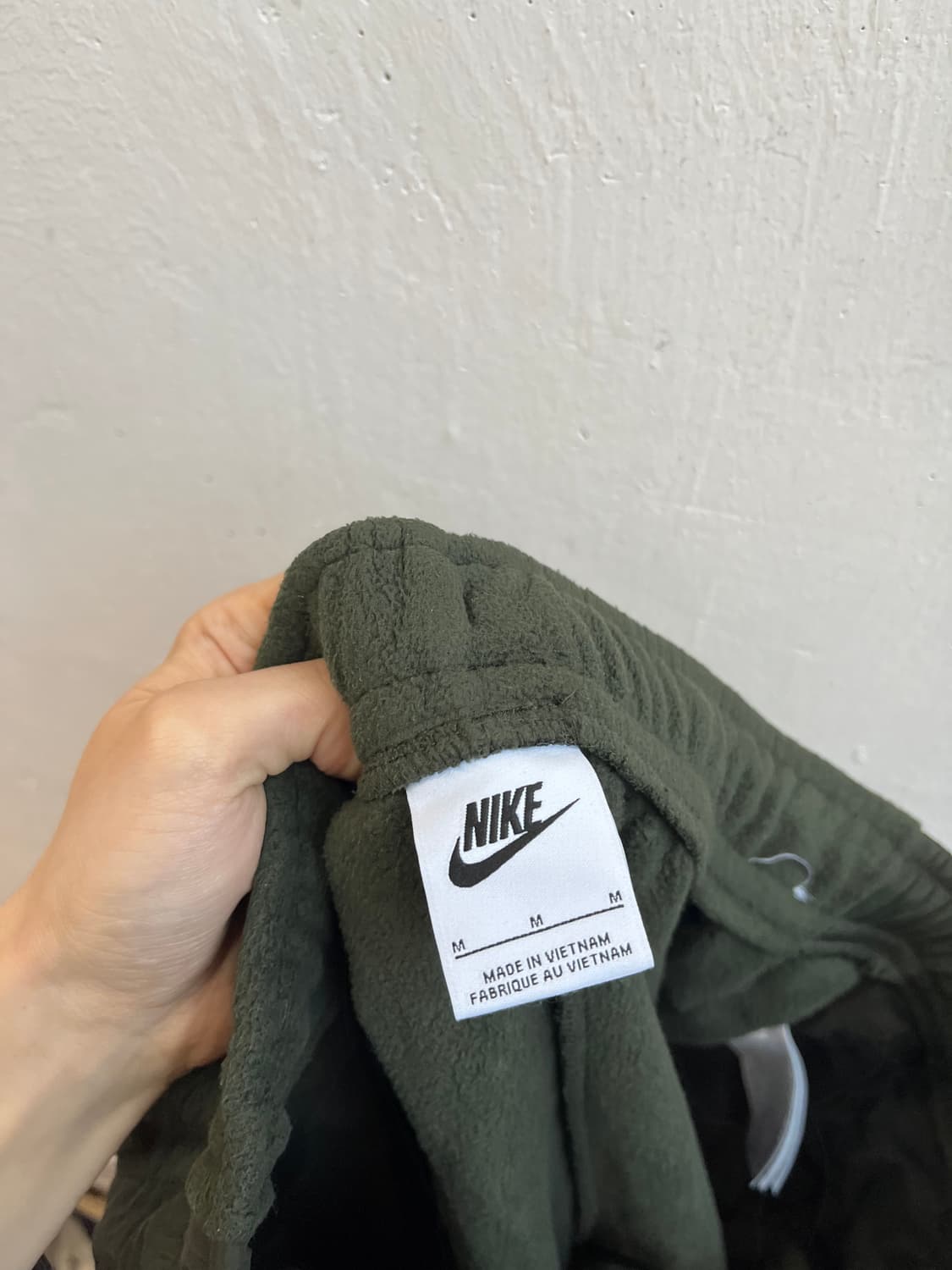 나이키 플리스 조거팬츠 카키 M 상품이미지5