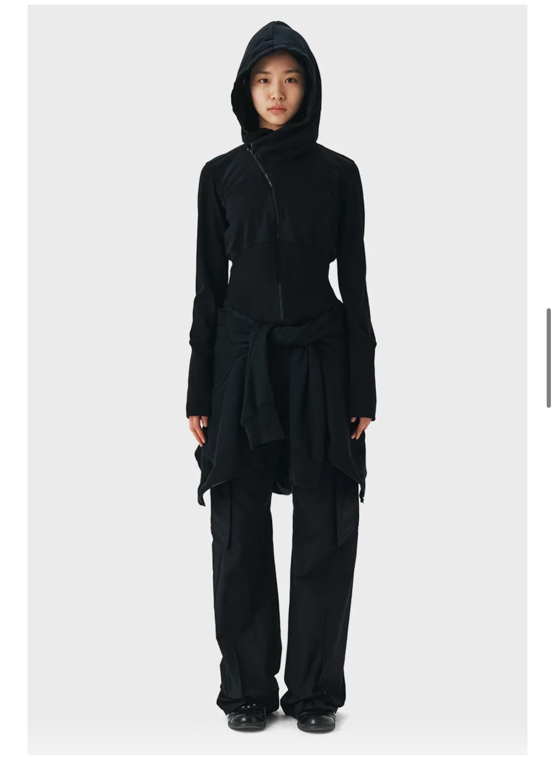 EE CURVED HOODED SWEAT ZIP JACKET 상품이미지2