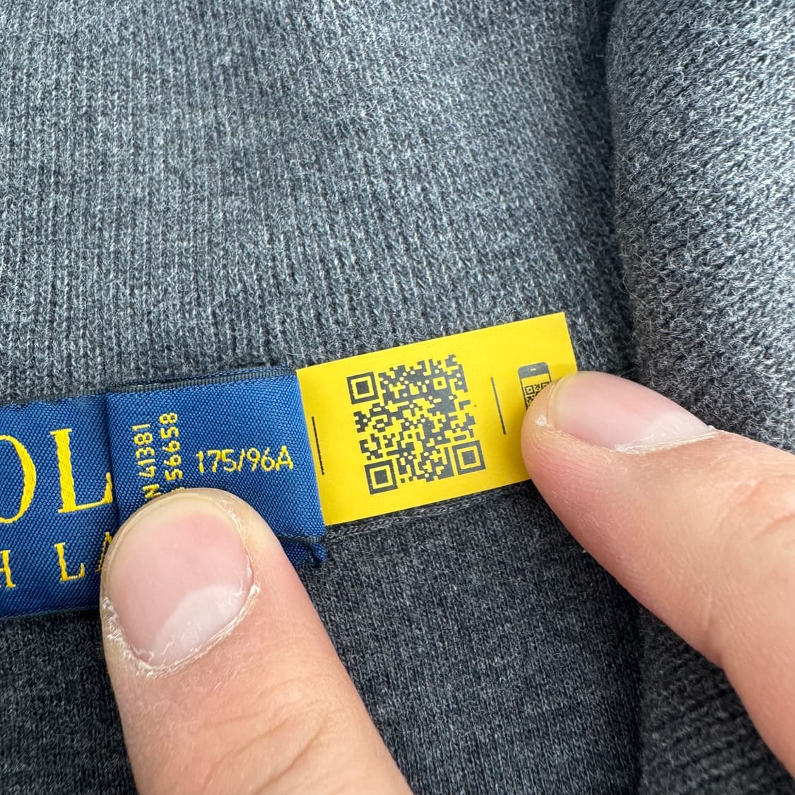 폴로 반집업 니트  상품이미지5