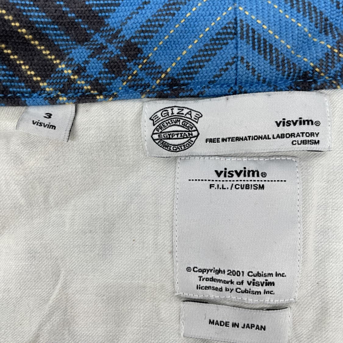 (3) 비즈빔 블루 체크 셔츠 자켓 상품이미지4