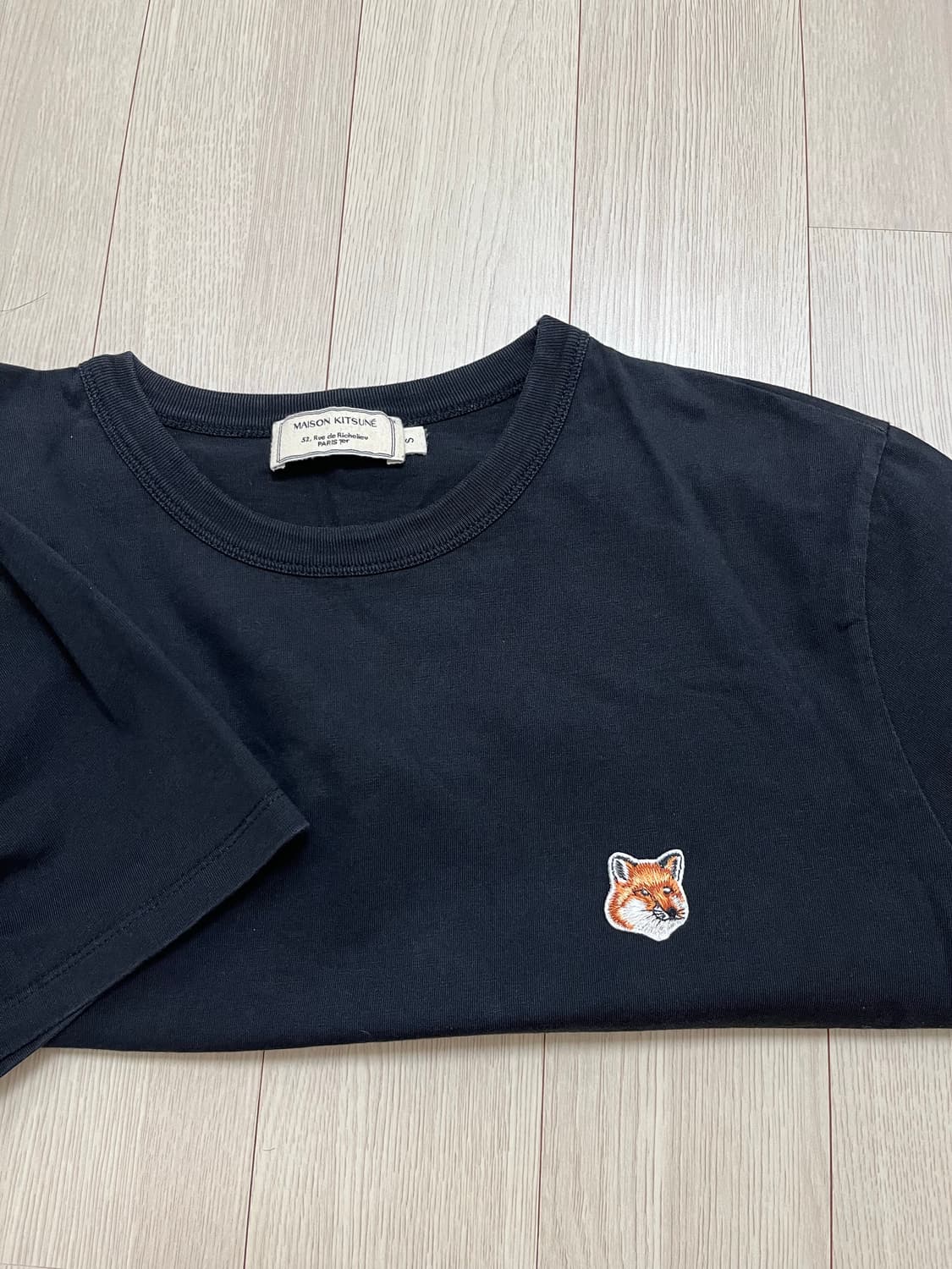 메종키츠네 반팔 블랙(사진추가) 상품이미지2