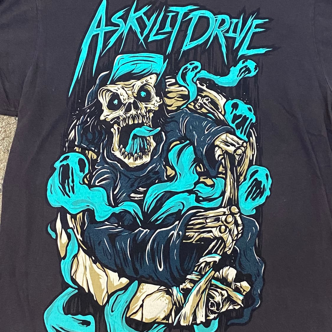 미국 빈티지 스칼릿드라이브 프린팅 락티셔츠 반팔티 상품이미지3