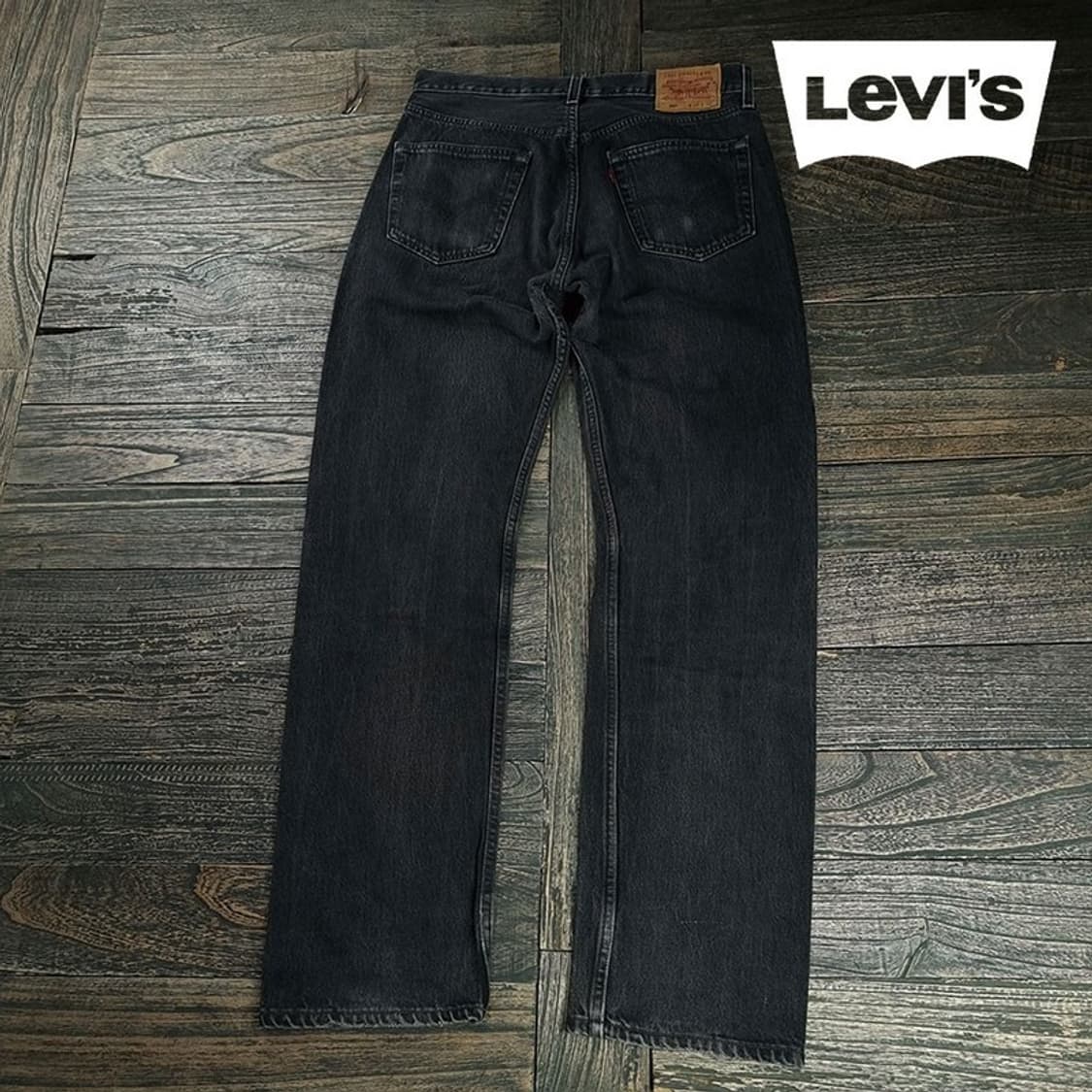 [리바이스] USA 90'S 501 스트레이트 흑청 데님팬츠 M19842 상품이미지1