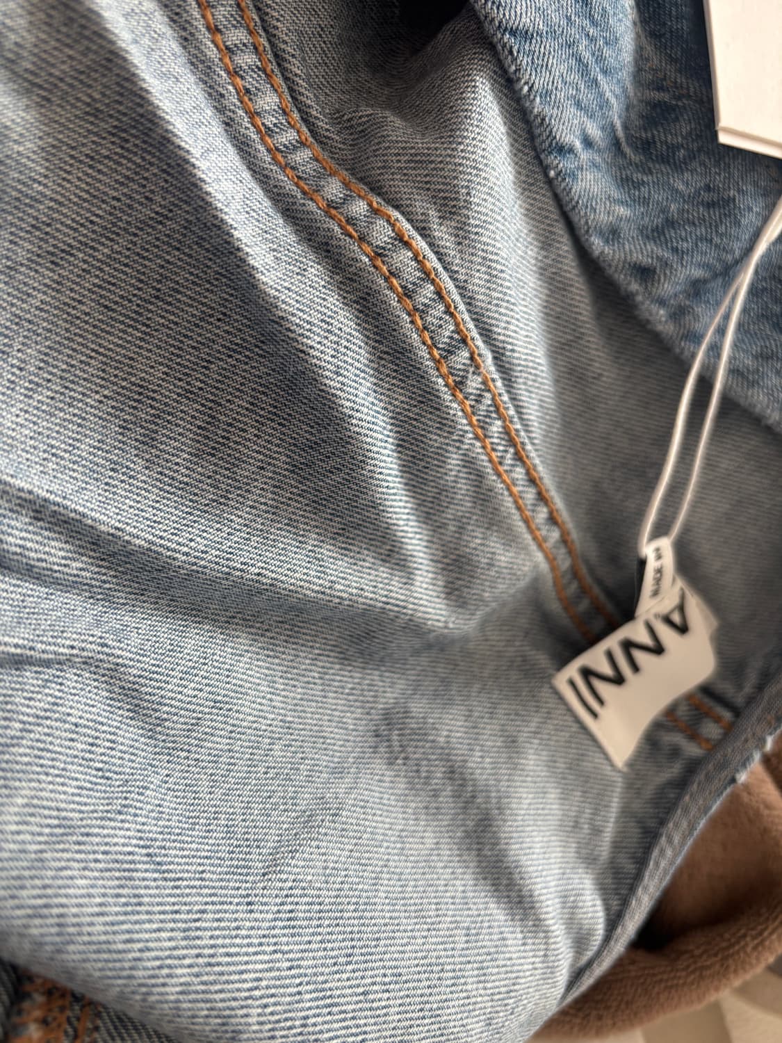 가니 ganni 데님원피스 텍달린 새상품 (40사이즈) 상품이미지10