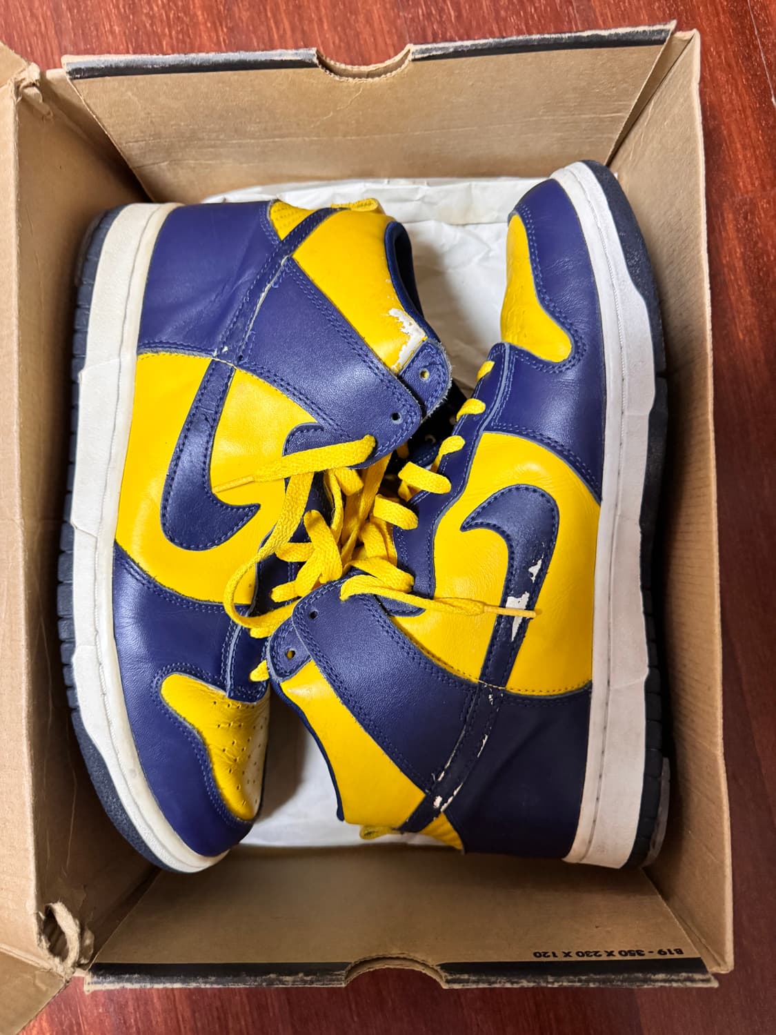 [290] 1999 빈티지 덩크 하이 미시건 상품이미지1