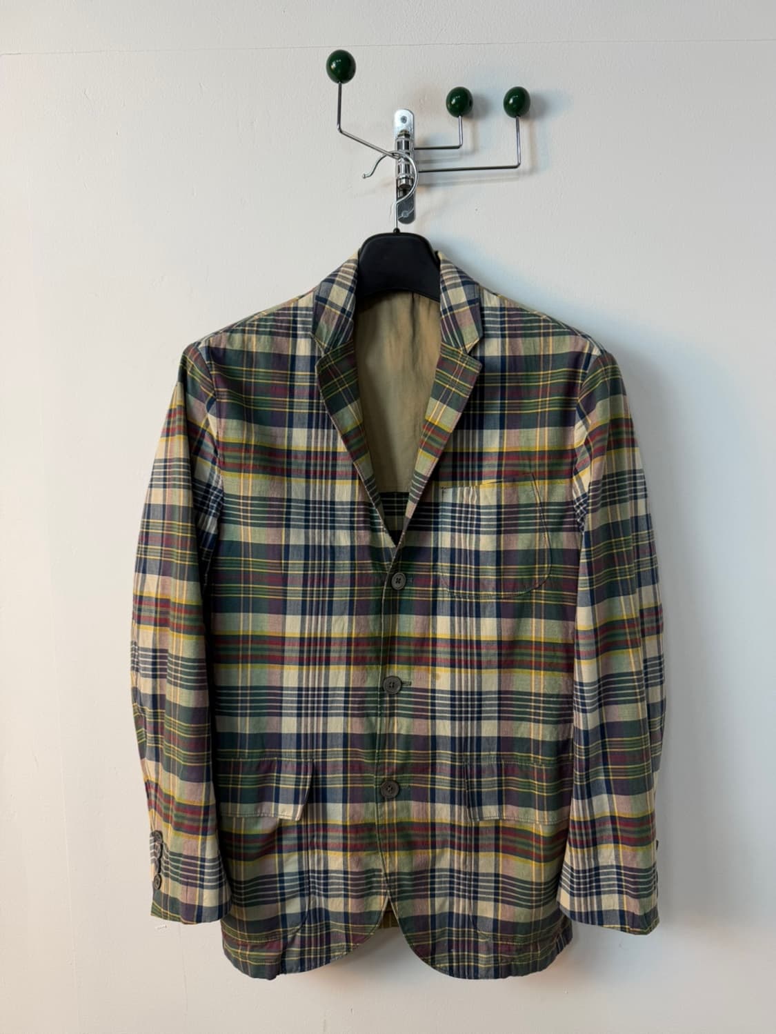 폴로 랄프로렌 마드라스 체크 블레이져 자켓  상품이미지2