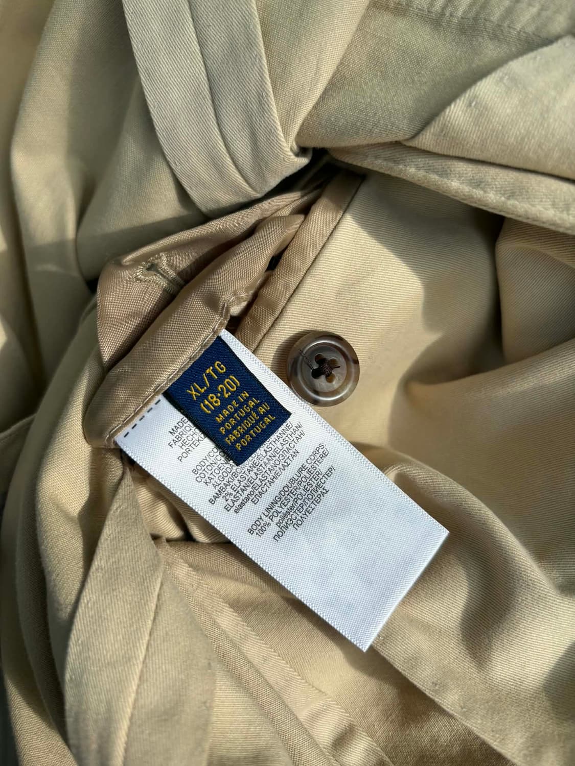 [XL]폴로 랄프로렌 베이지 치노 블레이져 자켓 상품이미지5