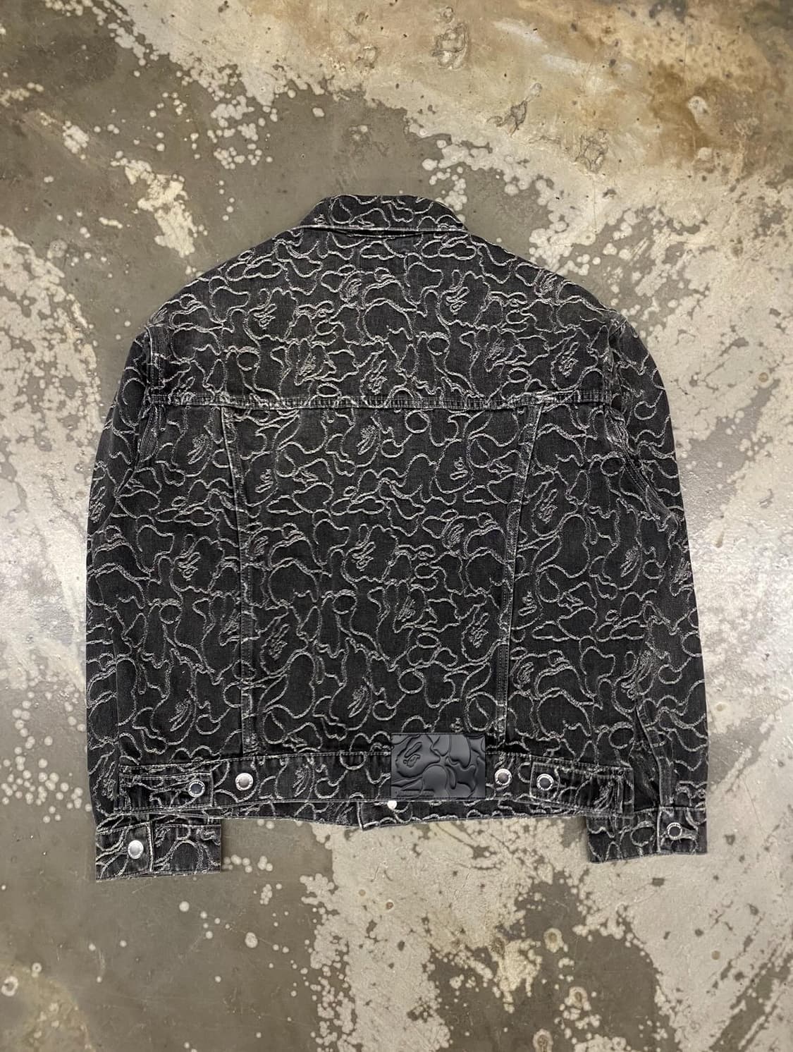 베이프 새상품 카모 트러커 흑청 M  상품이미지2