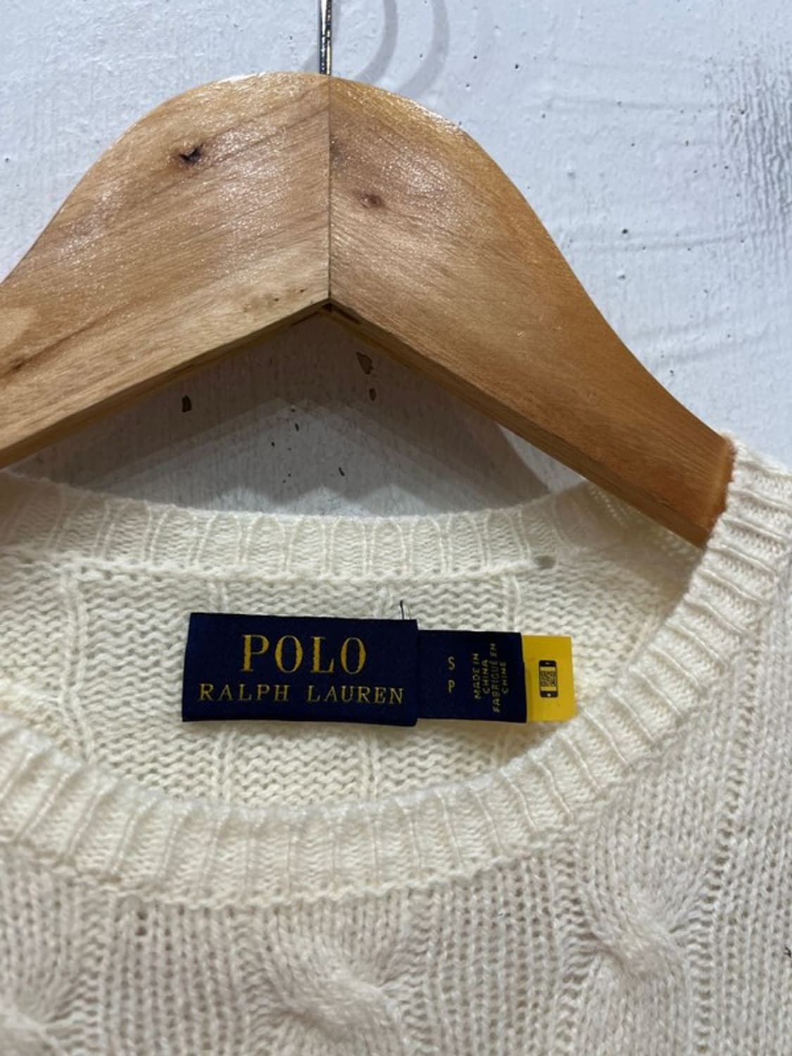 폴로랄프로렌 여성 울 캐시미어 케이블 니트 우먼즈 S 상품이미지4