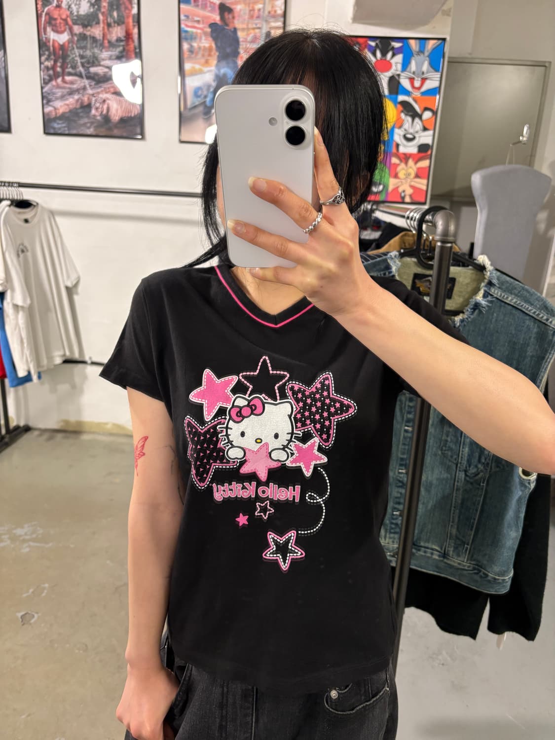 헬로키티 반팔티 상품이미지3