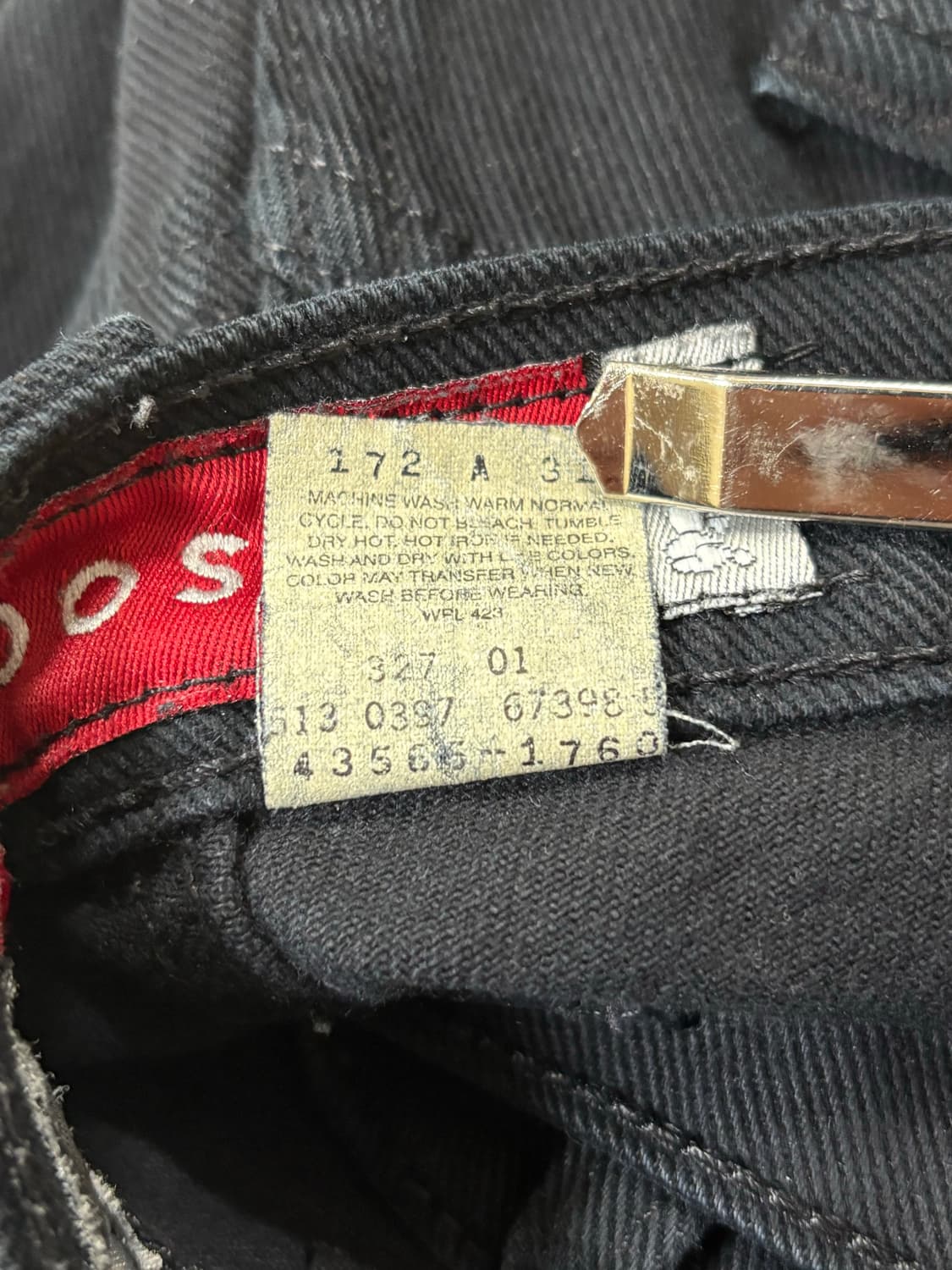 90s 리바이스 실버탭 루즈 흑청 USA 상품이미지7