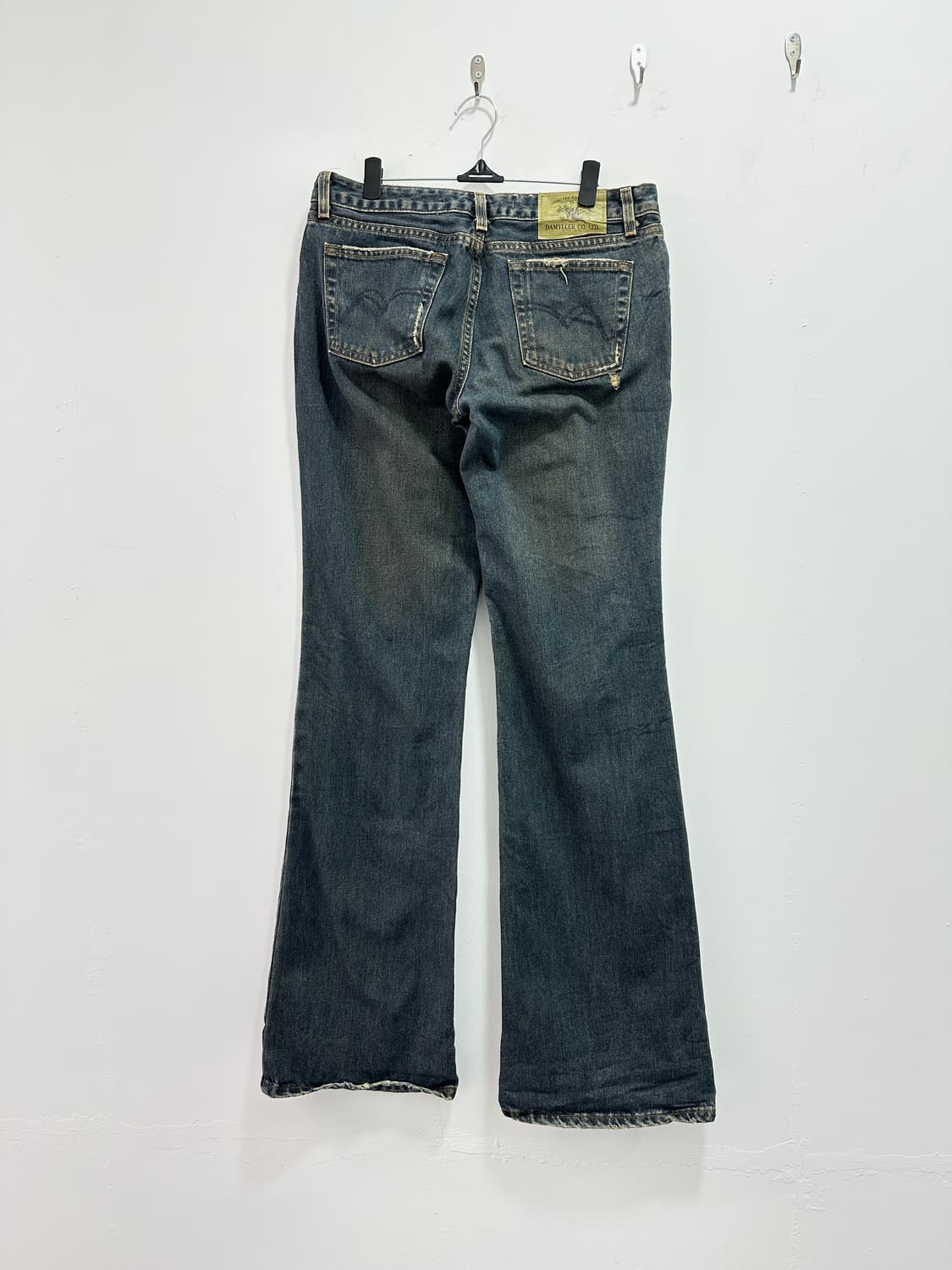 Fade lines flare cut denim pants 상품이미지6