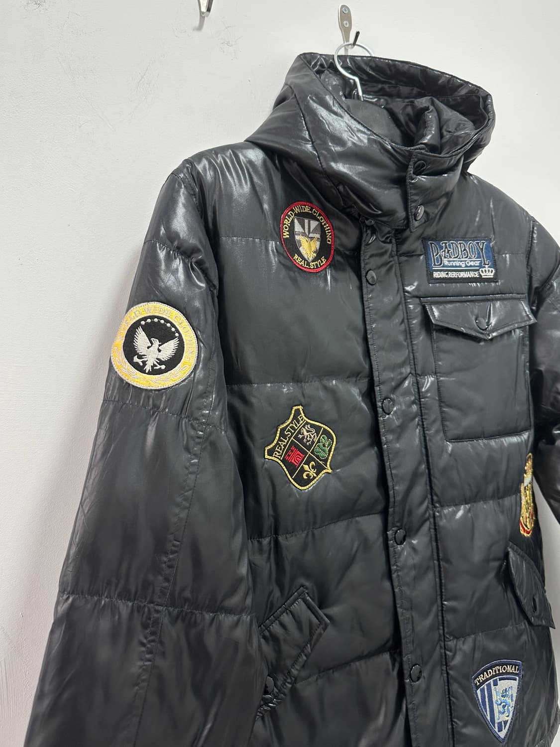 BAD BOY patch detail padding jacket 상품이미지3