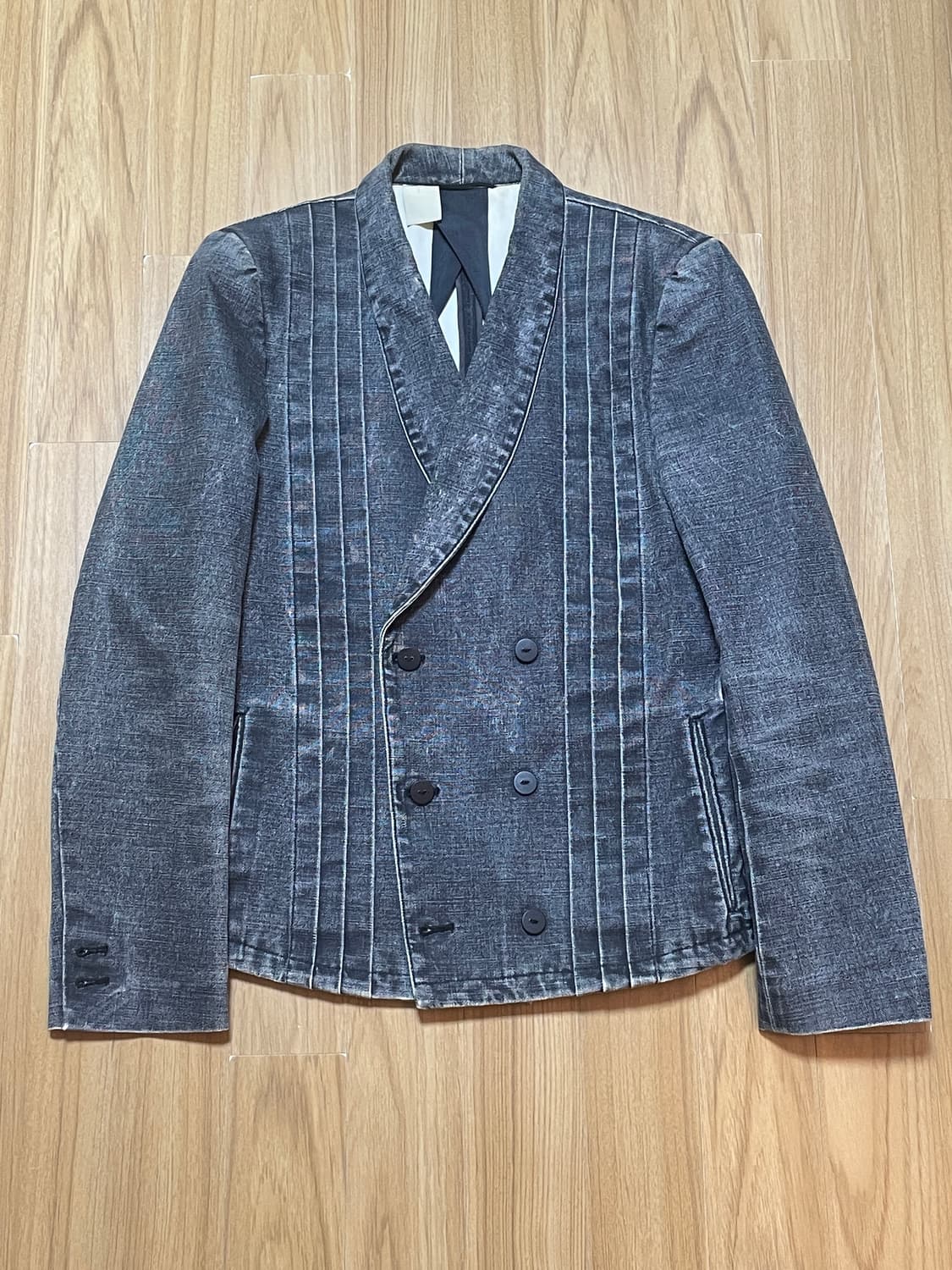 N.hoolywood 07S/S 데님 핀턱 블레이져 상품이미지1