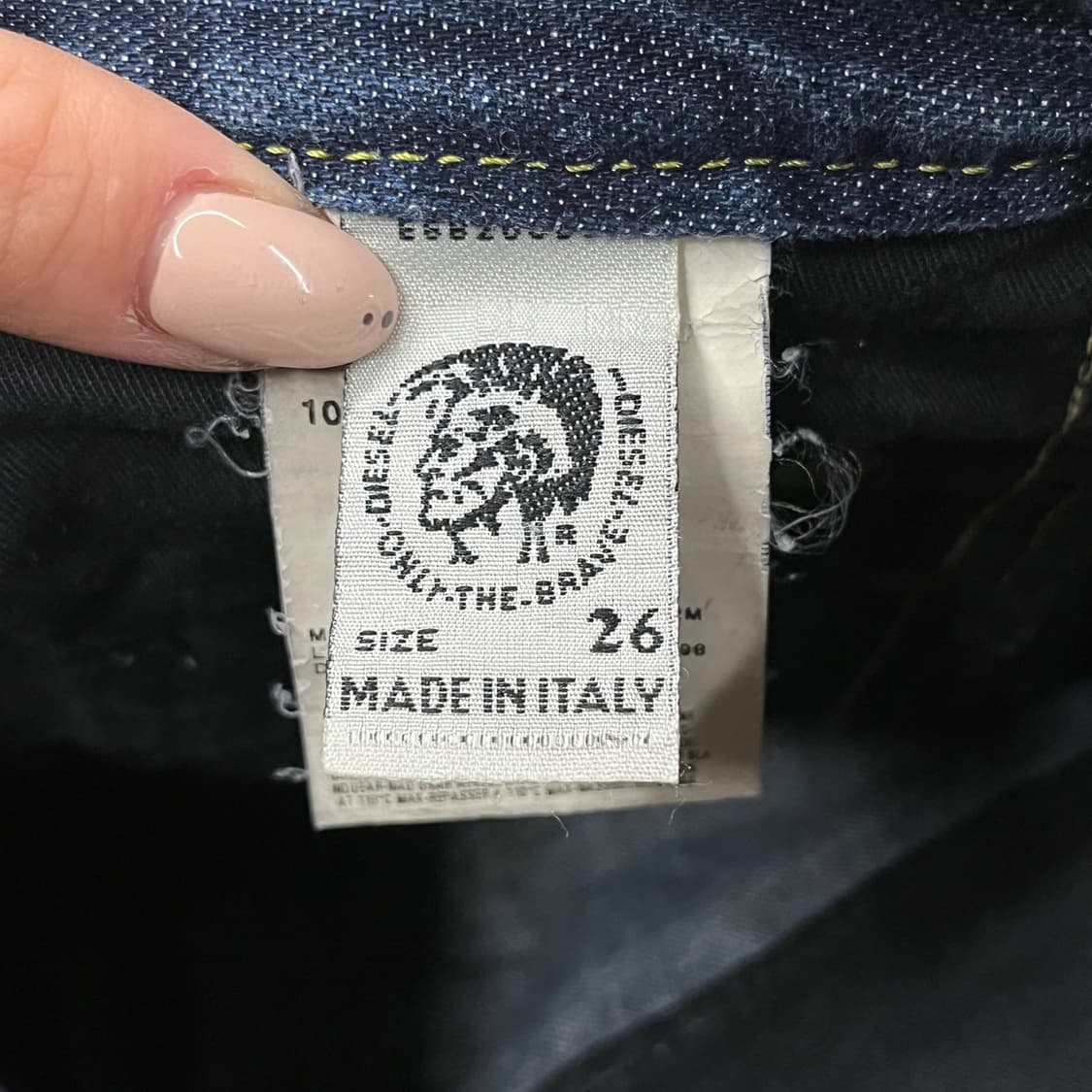 [정품/26] 디젤 별 데님 청바지 b8 상품이미지4