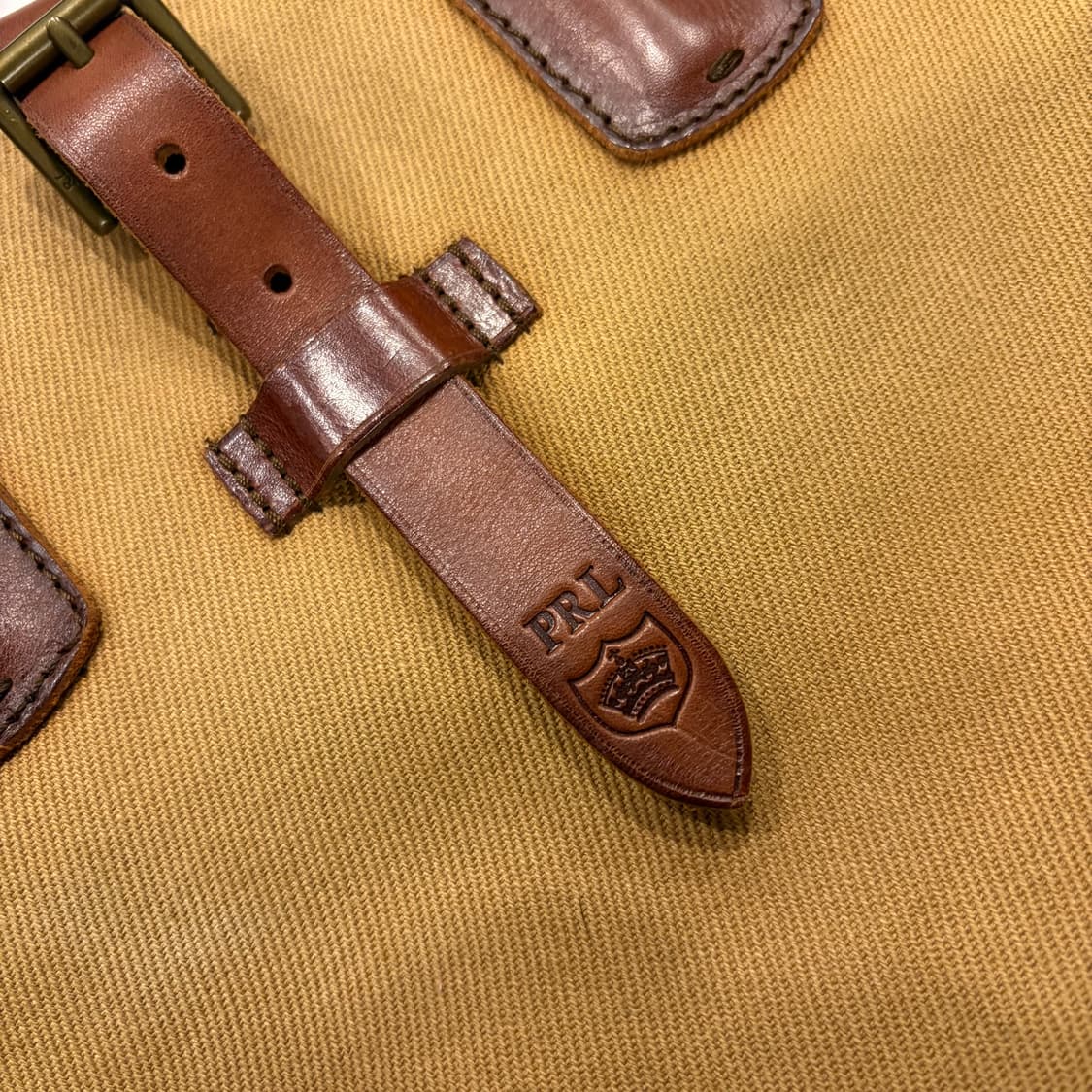 폴로 랄프로렌 캔버스 레더 토트백 상품이미지4