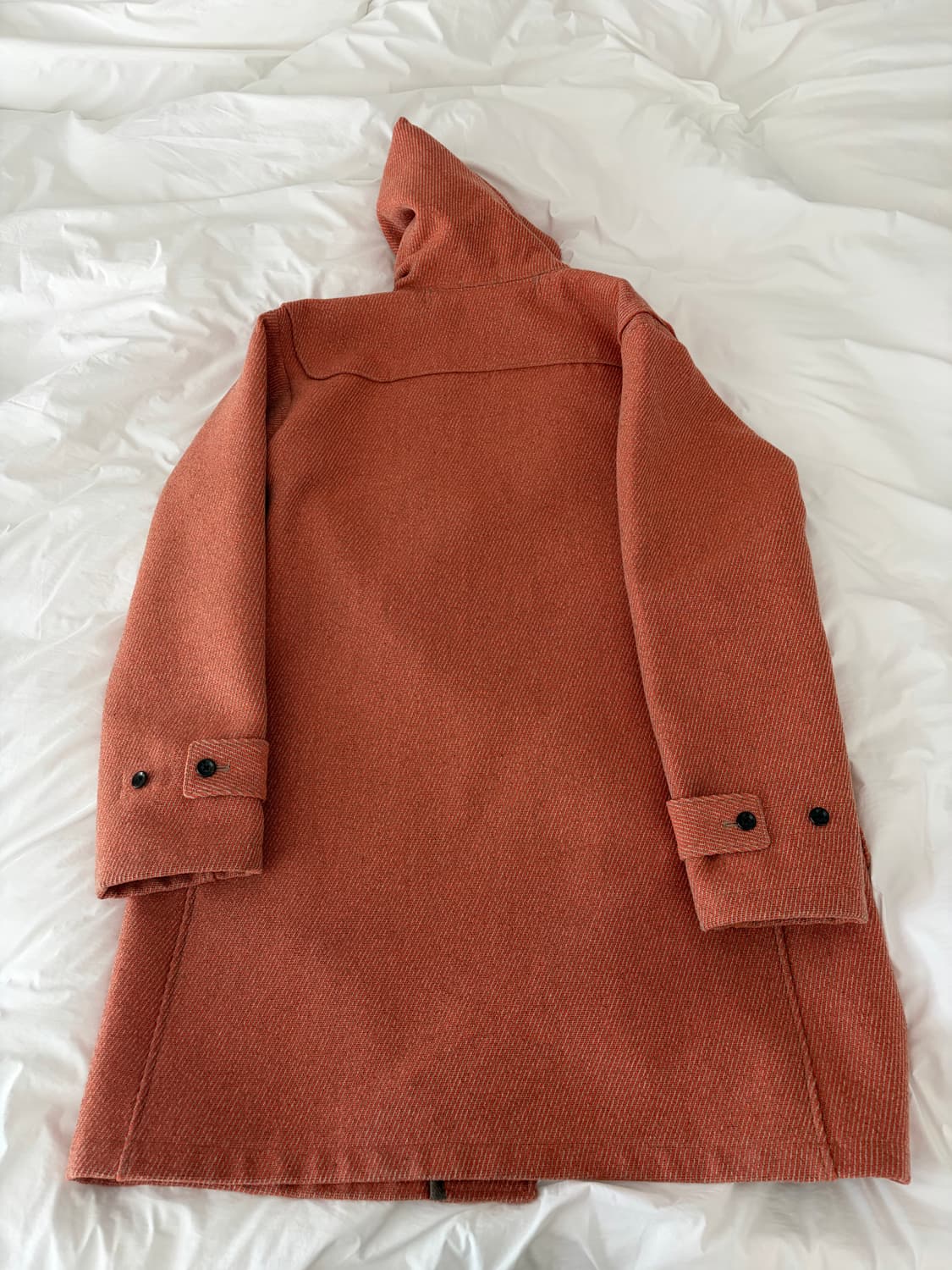 인테림 INTERIM 더플코트 오렌지 4사이즈 판매 상품이미지3