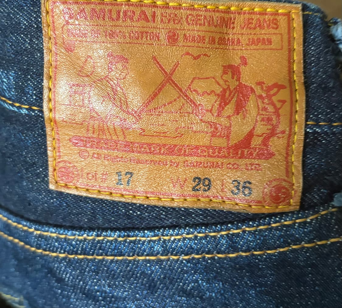 Samurai jeans s710xx 29x36 19oz  상품이미지4