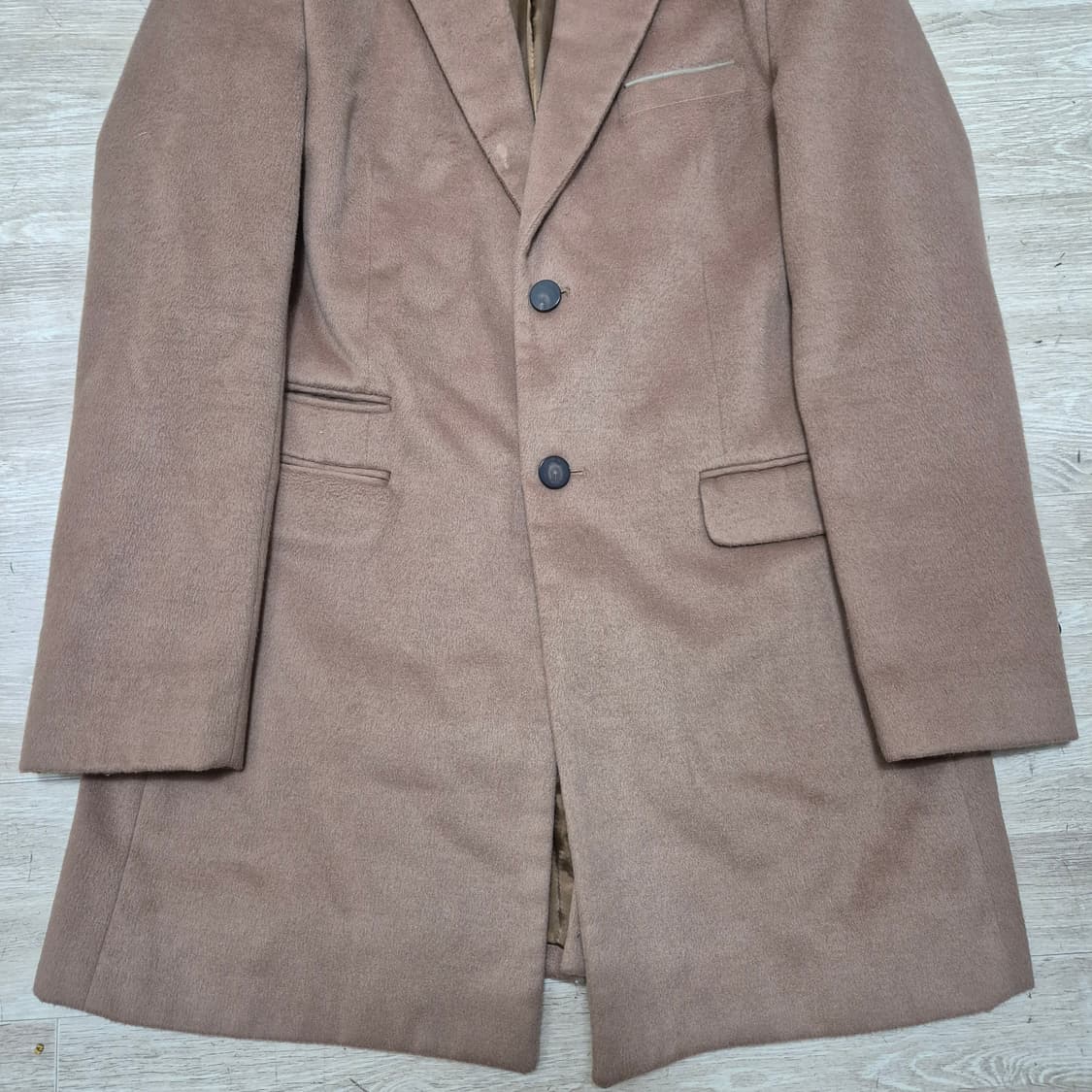 ELVANDRESS 엘반드레스 남성 싱글 체스터 코트 L(100) 상품이미지3