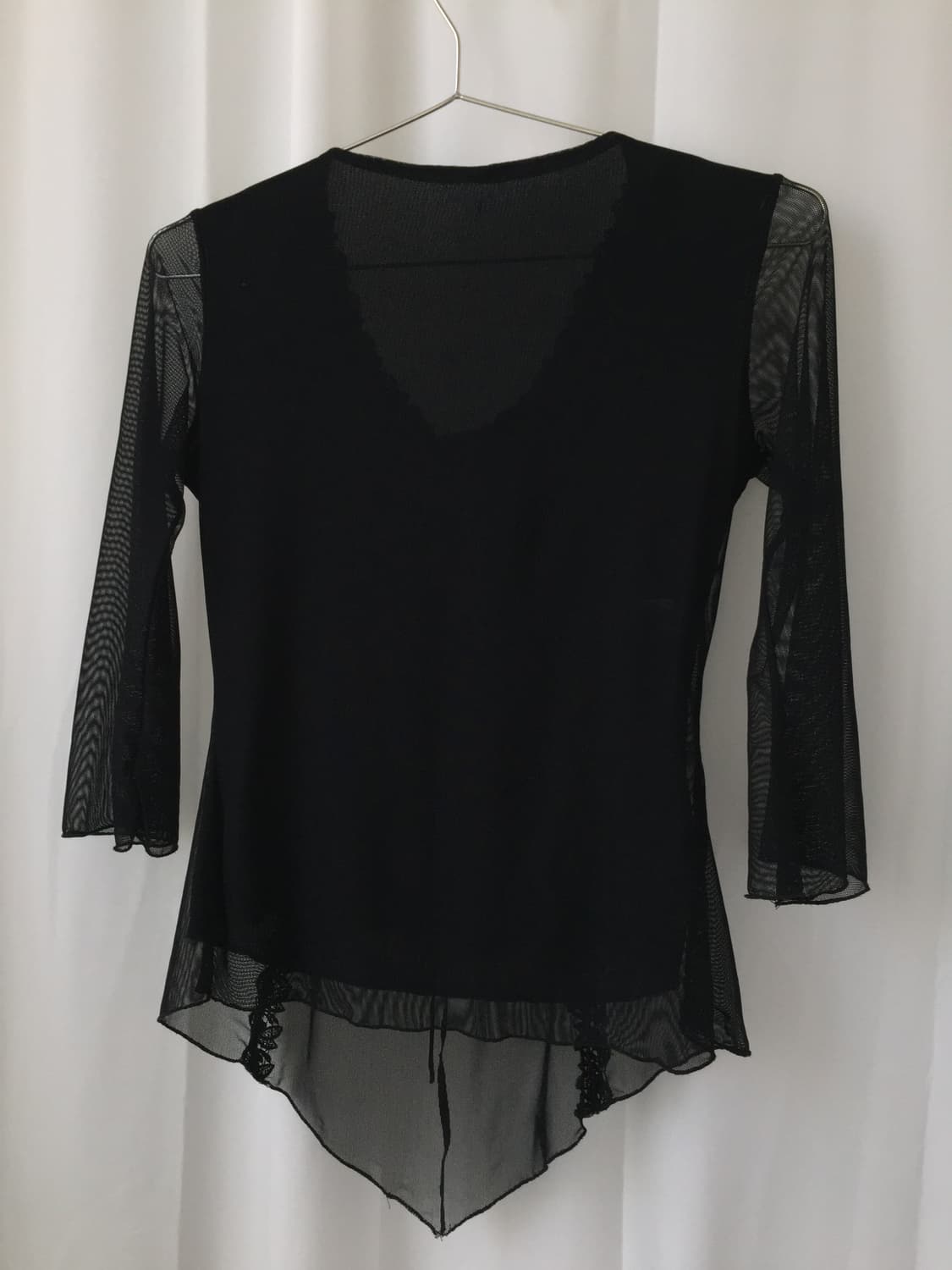 [vintage] Spangles black top 상품이미지3