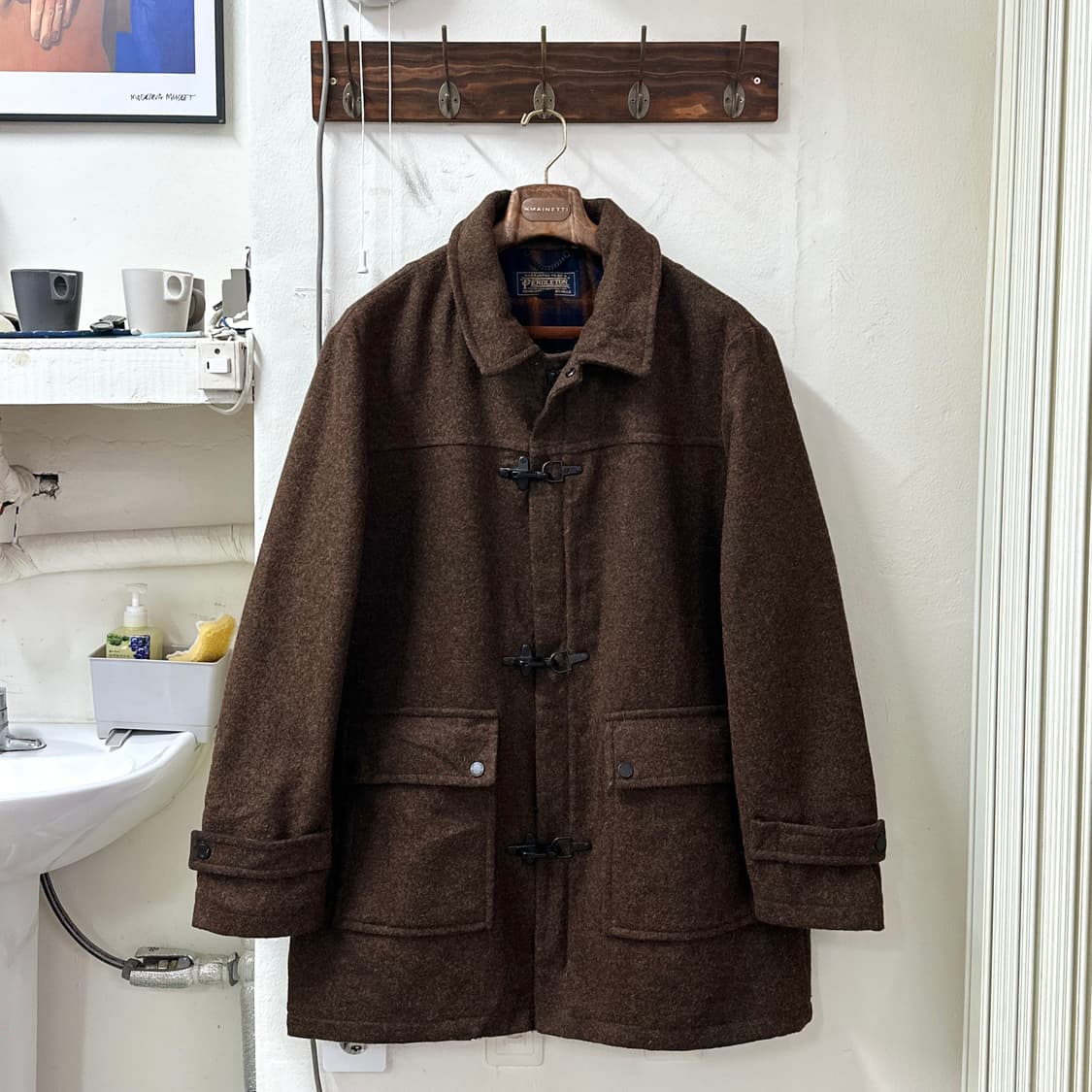 펜들턴 파이어맨 울 코트 XXL 상품이미지1