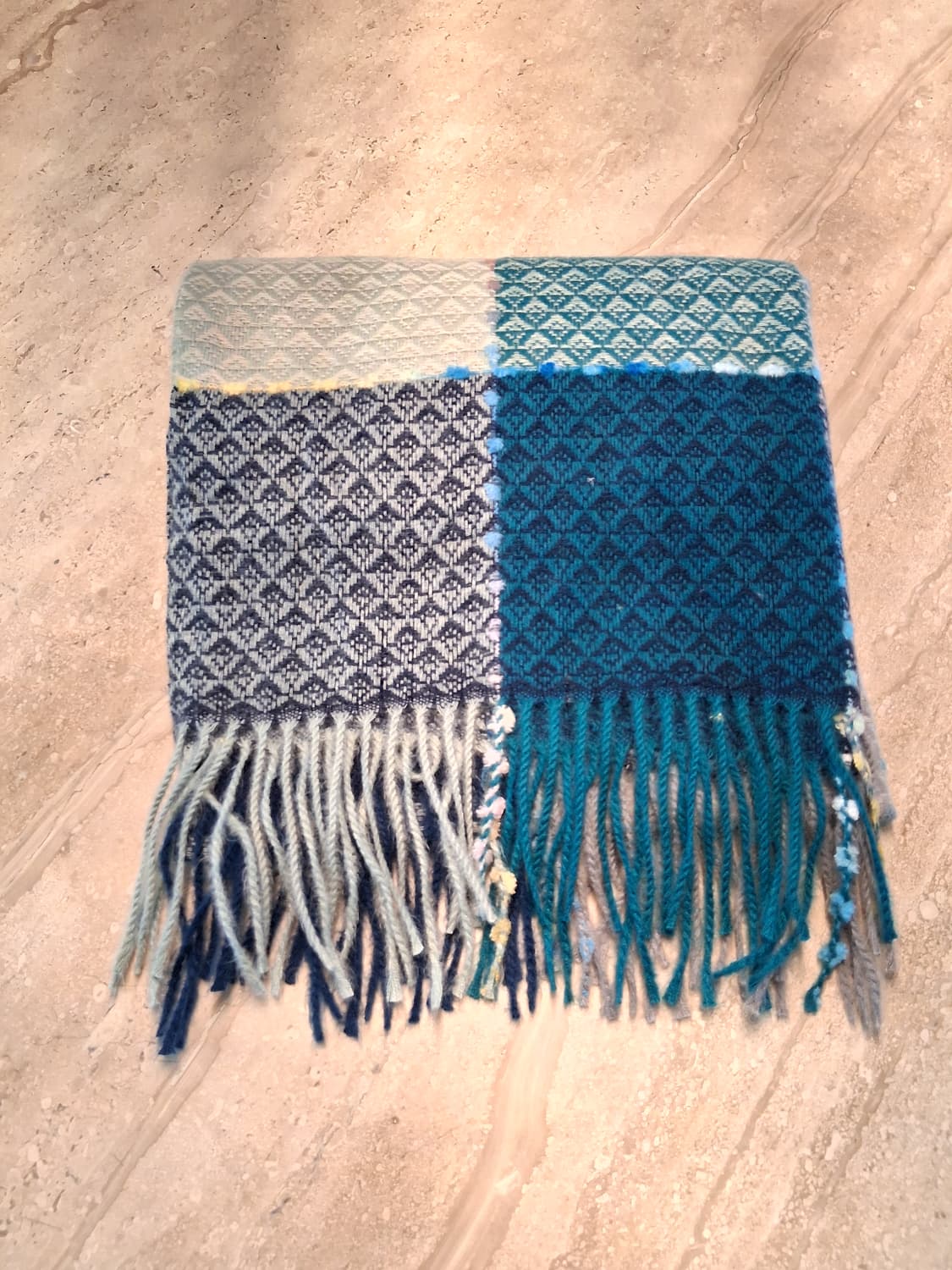 컬러블록 머플러 (새상품) 상품이미지5