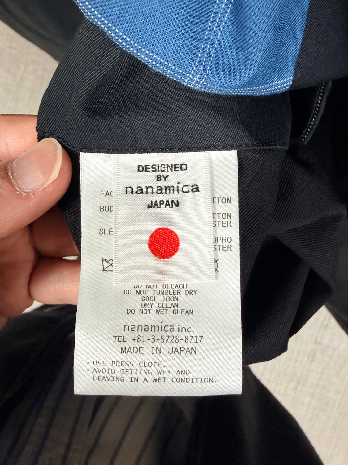 나나미카 25SS 블랙 2L 고어텍스 발마칸 자켓 S25SB032E K 상품이미지6