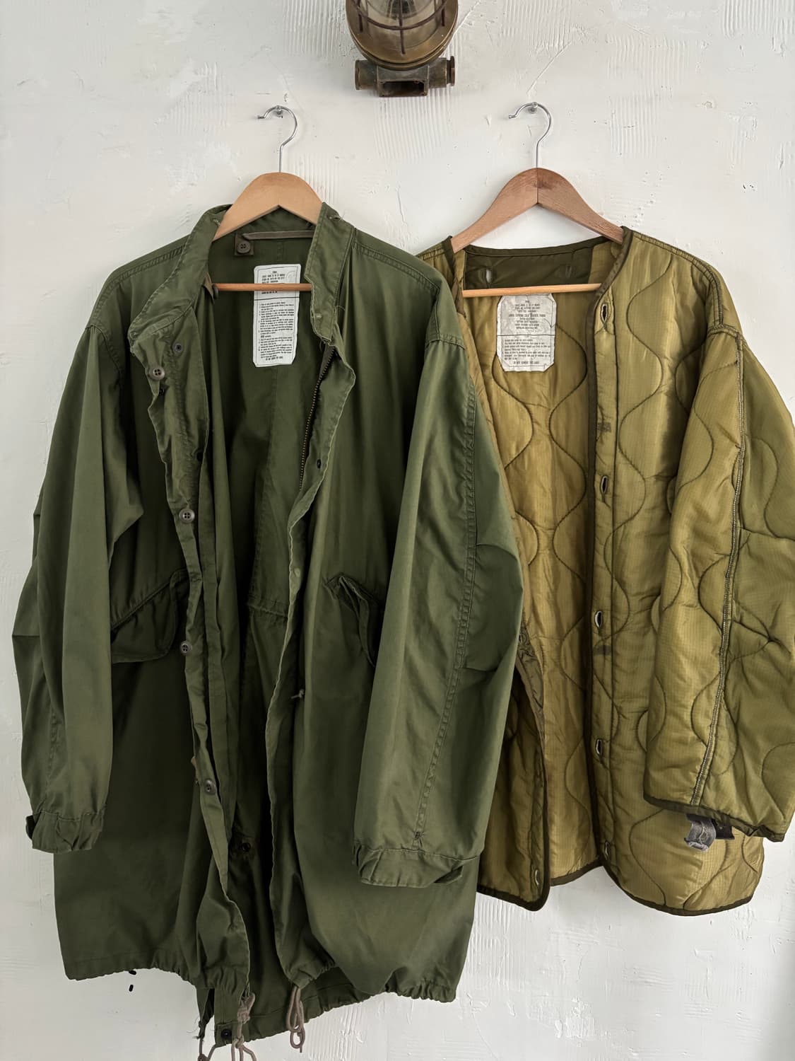 오리지널 M-65 피쉬테일 카키 파카 상품이미지5